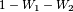 1 - W_1 - W_2